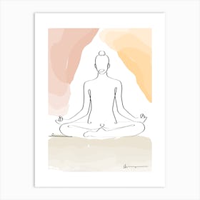 Meditation Dhyāna Art Print