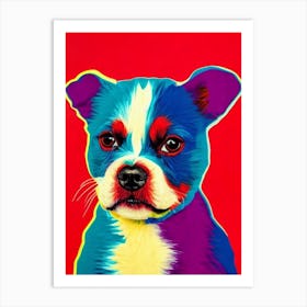 Newfoundland Andy Warhol Style Dog Art Print