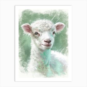 Baby Lamb Art Print