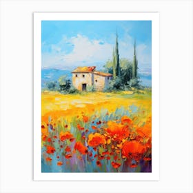 Poppies In The Field 1 Art Print