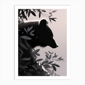 Bear in the Shadow of the Forest Art Print