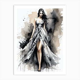 Fashion Illustration Canvas Art Art Print