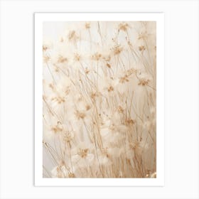 Boho Dried Flowers Gypsophila 2 Art Print