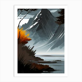 Landscape Painting 14 Art Print