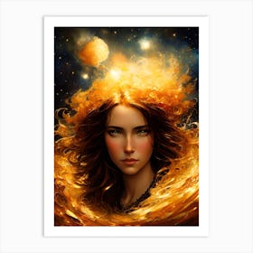 Fire And Ice Art Print