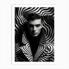 Zig Zag Man Art Print