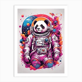 PANDA ASTRONAUT Art Print