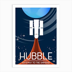 Hubble Gateway To The Universe Space Art Art Print