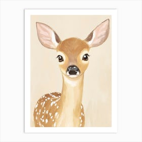 Fawn, Nursery Wall Art for Kids Art Print