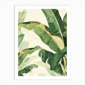 Banana Leaves 15 Art Print