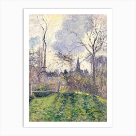 The Bell Tower Of Bazincourt (1885), Camille Pissarro Art Print