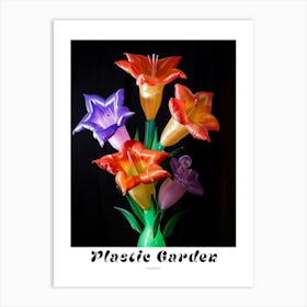 Bright Inflatable Flowers Poster Gladiolus 2 Art Print