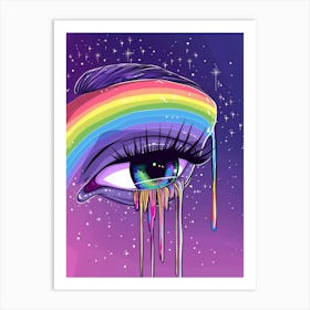 Rainbow Eye 1 Art Print