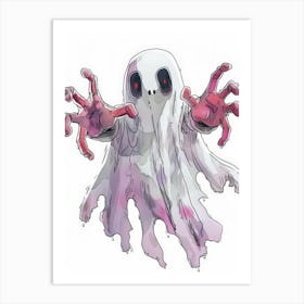 Ghost 6 Art Print