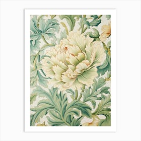 Floral Wallpaper 324 Art Print