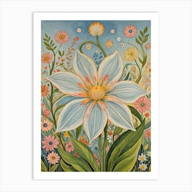 Magic Flower Art Print