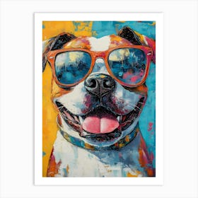 The Coolest Dog In Town 3 Art Print