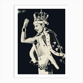 Freddie Mercury Music Art Print