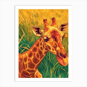 Giraffe 203 Art Print