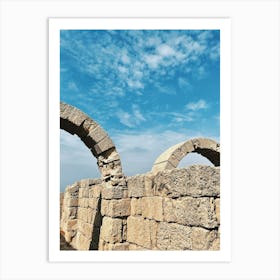 Ruins Of Caesarea Maritima I Art Print