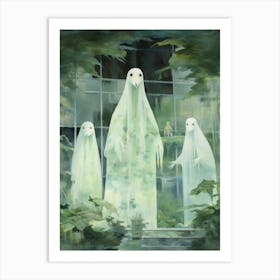 Ghosts In The Garden Art Print