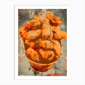 Chicken Nuggets: Fast Food Art Art Print