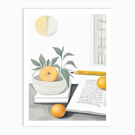 Apricots Art Print