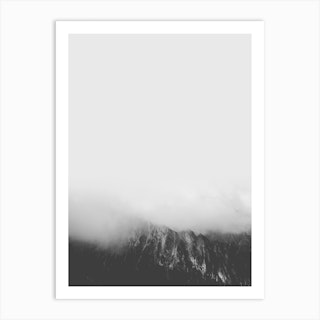 Misty Mountain Art Print