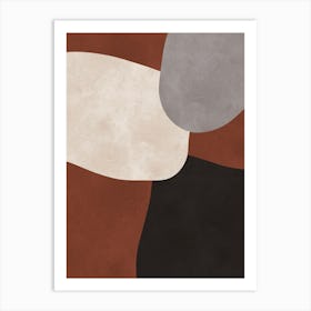 Expressive geometric shapes 6 Art Print