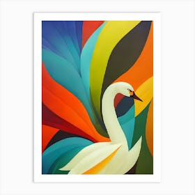 Swan Art 2 Art Print