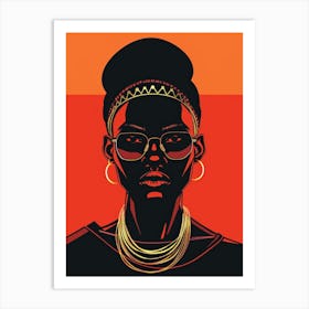 African Woman 68 Art Print