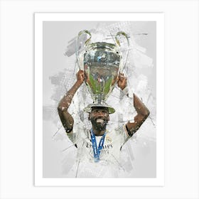 Antonio Rudiger Real Madrid Art Print