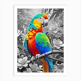 Parrot Painting 1 Art Print