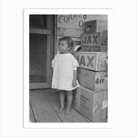 Untitled Photo, Possibly Related To Es Talking On Porch Of Small Store Near Jeanerette, Louisiana By Russell Lee Art Print