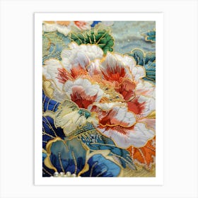 Japanese Embroidery 1 Art Print