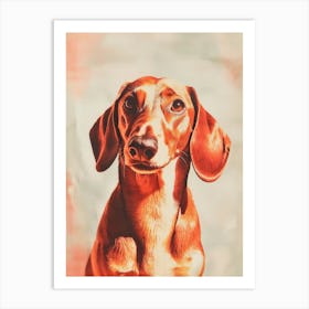 Dachshund.Generated AI. Art Print 3 Art Print