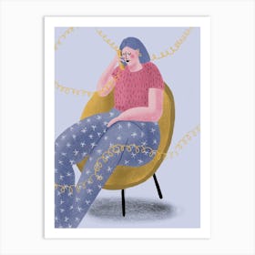 Sorry, wrong number Art Print