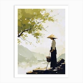 Asian Woman 45, Chine Art Print