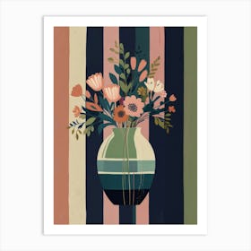 Flowers In A Vase Canvas Print Art Print