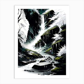 Waterfall 1 Art Print