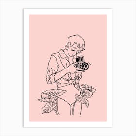 Snap Rose Art Print