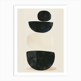 Semarang Stone Park Bauhaus Minimalist Art Print