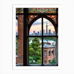 Stained Glass Window 1 Art Print