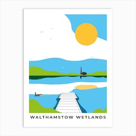 Walthamstow Wetlands Art Print