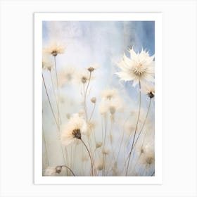 Boho Dried Flowers Nigella 3 Art Print