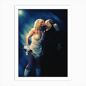 Superstars Of Britney Spears & Madonna Art Print