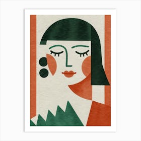 Portrait Of A Woman 3 Art Print