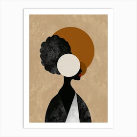 African Woman Canvas Print 7 Art Print