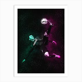 Lionel Messi Bicycle Kick Art Print