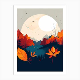 Autumn Landscape 10 Art Print